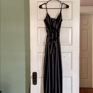 Black and white jumpsuit